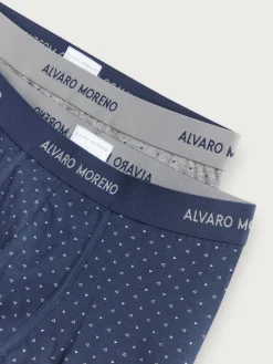 Alvaro Moreno Ropa Interior|BOXER KOMBU Azul Marino