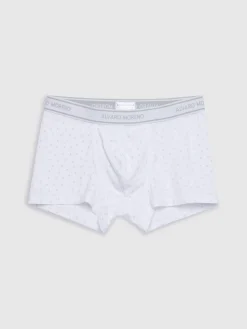 Alvaro Moreno Ropa Interior|BOXER LOGOS Azul Marino