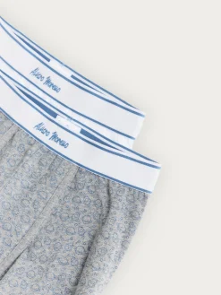 Alvaro Moreno Accesorios|BOXER PLANET KIDS GRIS Azul Marino