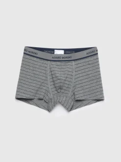 Alvaro Moreno Ropa Interior|BOXER SAILING Gris