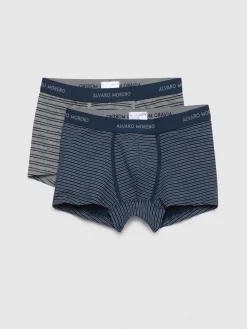 Alvaro Moreno Ropa Interior|BOXER STRIPES Azul Marino