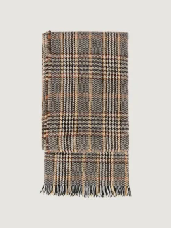Alvaro Moreno Bufandas|BUFANDA CHECKS Camel