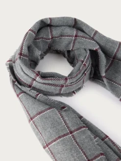 Alvaro Moreno Bufandas|BUFANDA CHECKS Gris