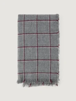 Alvaro Moreno Bufandas|BUFANDA CHECKS Gris