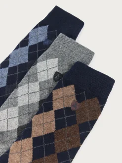 Alvaro Moreno Calcetines|CALCETINES ROMBOS Gris