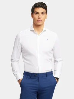 Alvaro Moreno Camisas Vestir|Vestir|CAMISA COMFORT FIL A FIL Blanco