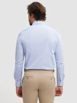 Alvaro Moreno Camisas Vestir|Camisas Vestir|CAMISA COMFORT FIL A FIL Celeste