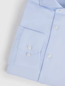 Alvaro Moreno Camisas Vestir|Camisas Vestir|CAMISA COMFORT FIL A FIL Celeste