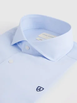 Alvaro Moreno Camisas Vestir|Camisas Vestir|CAMISA COMFORT FIL A FIL Celeste