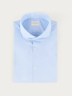 Alvaro Moreno Camisas Vestir|Camisas Vestir|CAMISA COMFORT FIL A FIL Celeste