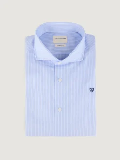 Alvaro Moreno Camisas Vestir|Camisas Vestir|CAMISA COMFORT RAYAS Celeste