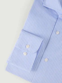 Alvaro Moreno Camisas Vestir|Camisas Vestir|CAMISA COMFORT RAYAS Celeste