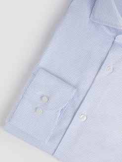 Alvaro Moreno Camisas Vestir|Camisas Vestir|CAMISA COMFORT RAYAS Celeste