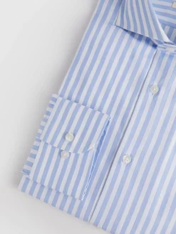 Alvaro Moreno Camisas Vestir|Camisas Vestir|CAMISA COMFORT RAYAS Celeste