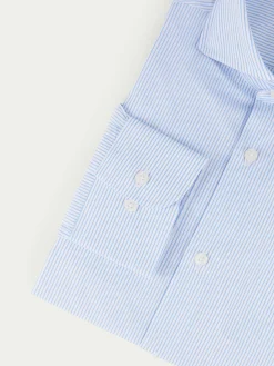 Alvaro Moreno Camisas Vestir|Camisas Vestir|CAMISA COMFORT RAYAS Celeste