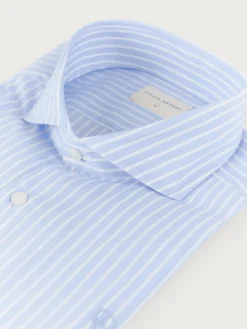 Alvaro Moreno Camisas Vestir|Camisas Vestir|CAMISA COMFORT RAYAS DIPLO Celeste