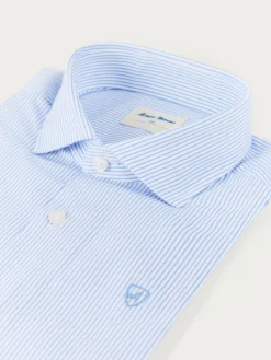 Alvaro Moreno Trajes - Vestir|Camisas|CAMISA COMFORT RAYAS KIDS Celeste