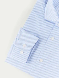 Alvaro Moreno Trajes - Vestir|Camisas|CAMISA COMFORT RAYAS KIDS Celeste
