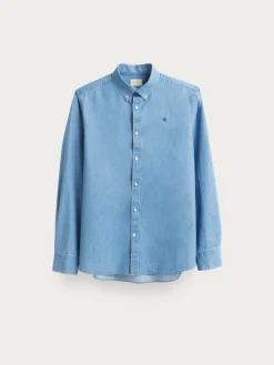 Alvaro Moreno Casual|CAMISA DENIM B.DOWN Azul