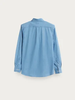 Alvaro Moreno Casual|CAMISA DENIM B.DOWN Azul