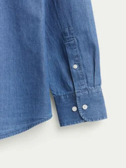 Alvaro Moreno Casual|CAMISA DENIM B.DOWN Azul Marino