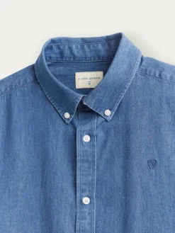 Alvaro Moreno Casual|CAMISA DENIM B.DOWN Azul Marino
