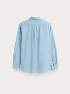 Alvaro Moreno Casual|CAMISA DENIM B.DOWN Celeste