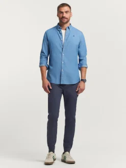 Alvaro Moreno Casual|CAMISA DENIM CANUTILLO Azul
