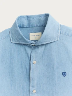 Alvaro Moreno Casual|CAMISA DENIM JACK Azul