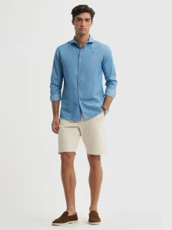 Alvaro Moreno Casual|CAMISA DENIM JACK Azul Marino