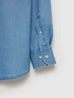 Alvaro Moreno Casual|CAMISA DENIM JACK Azul Marino