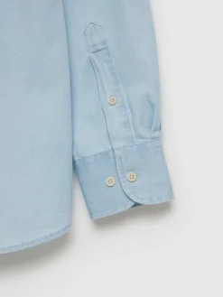 Alvaro Moreno Casual|CAMISA DENIM JACK Celeste