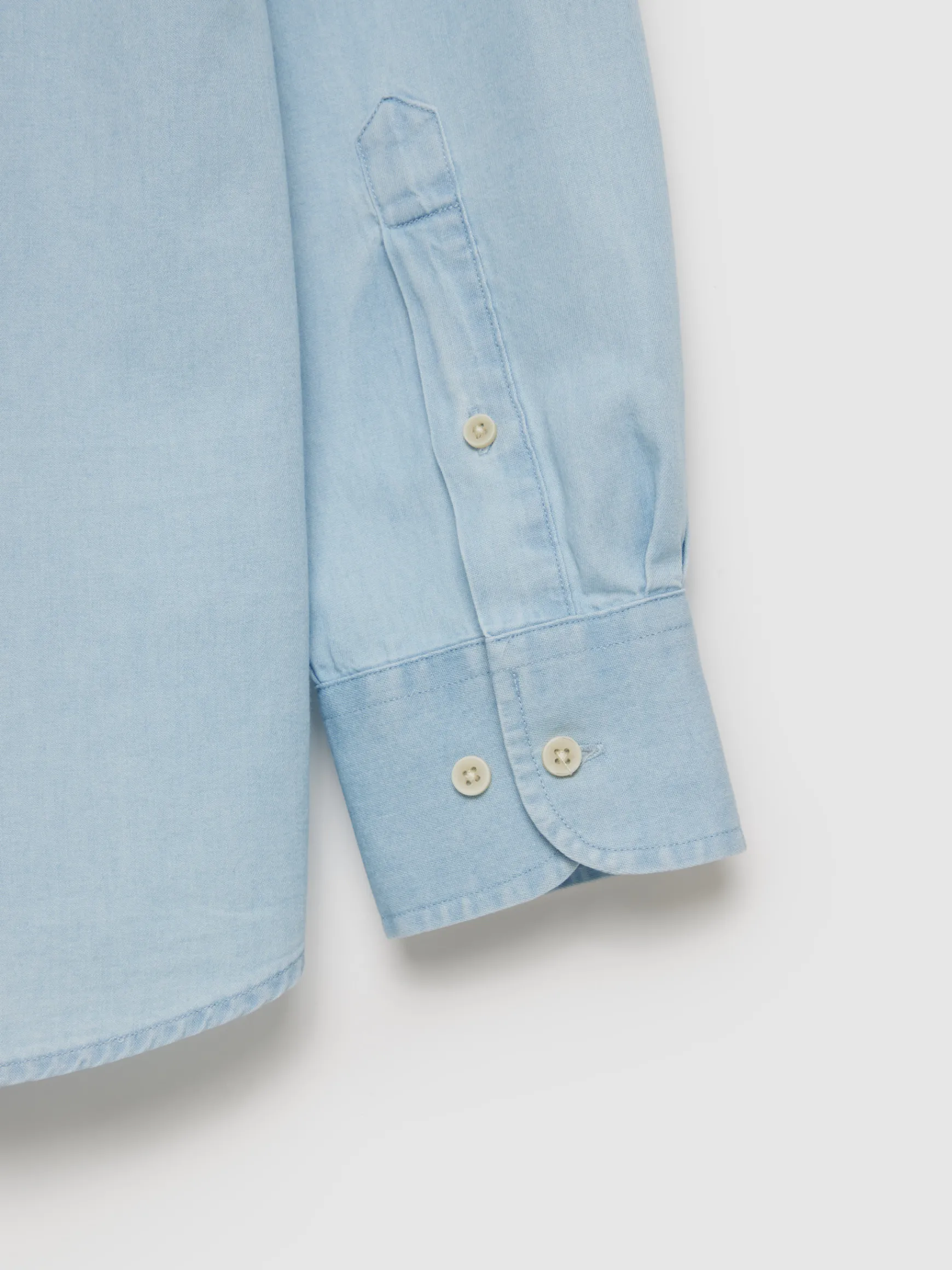 Alvaro Moreno Casual|CAMISA DENIM JACK Celeste