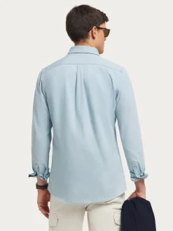Alvaro Moreno Casual|CAMISA DENIM JACK Celeste