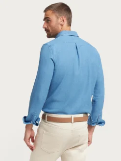 Alvaro Moreno Casual|CAMISA DENIM NIDO Azul