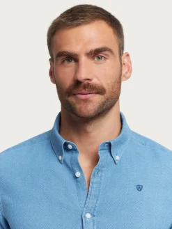 Alvaro Moreno Casual|CAMISA DENIM NIDO Azul