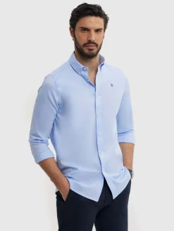 Alvaro Moreno Casual|CAMISA ESTRUCTURA DUTTON Azul