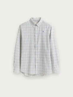 Alvaro Moreno Franela|CAMISA FLANNEL CHECKS Azul Marino