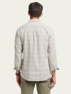 Alvaro Moreno Franela|CAMISA FLANNEL CHECKS Beige