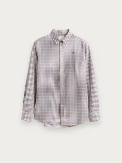 Alvaro Moreno Franela|CAMISA FLANNEL CHECKS Burdeos