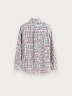 Alvaro Moreno Franela|CAMISA FLANNEL CHECKS Burdeos