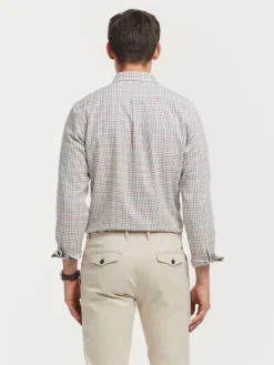 Alvaro Moreno Franela|CAMISA FLANNEL CHECKS Burdeos