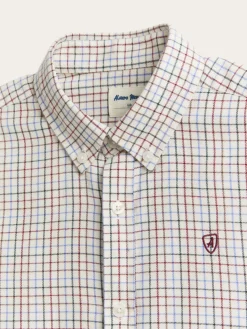Alvaro Moreno Camisas|CAMISA FLANNEL CHECKS KIDS Burdeos
