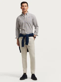 Alvaro Moreno Franela|CAMISA FLANNEL CHECKS Mostaza