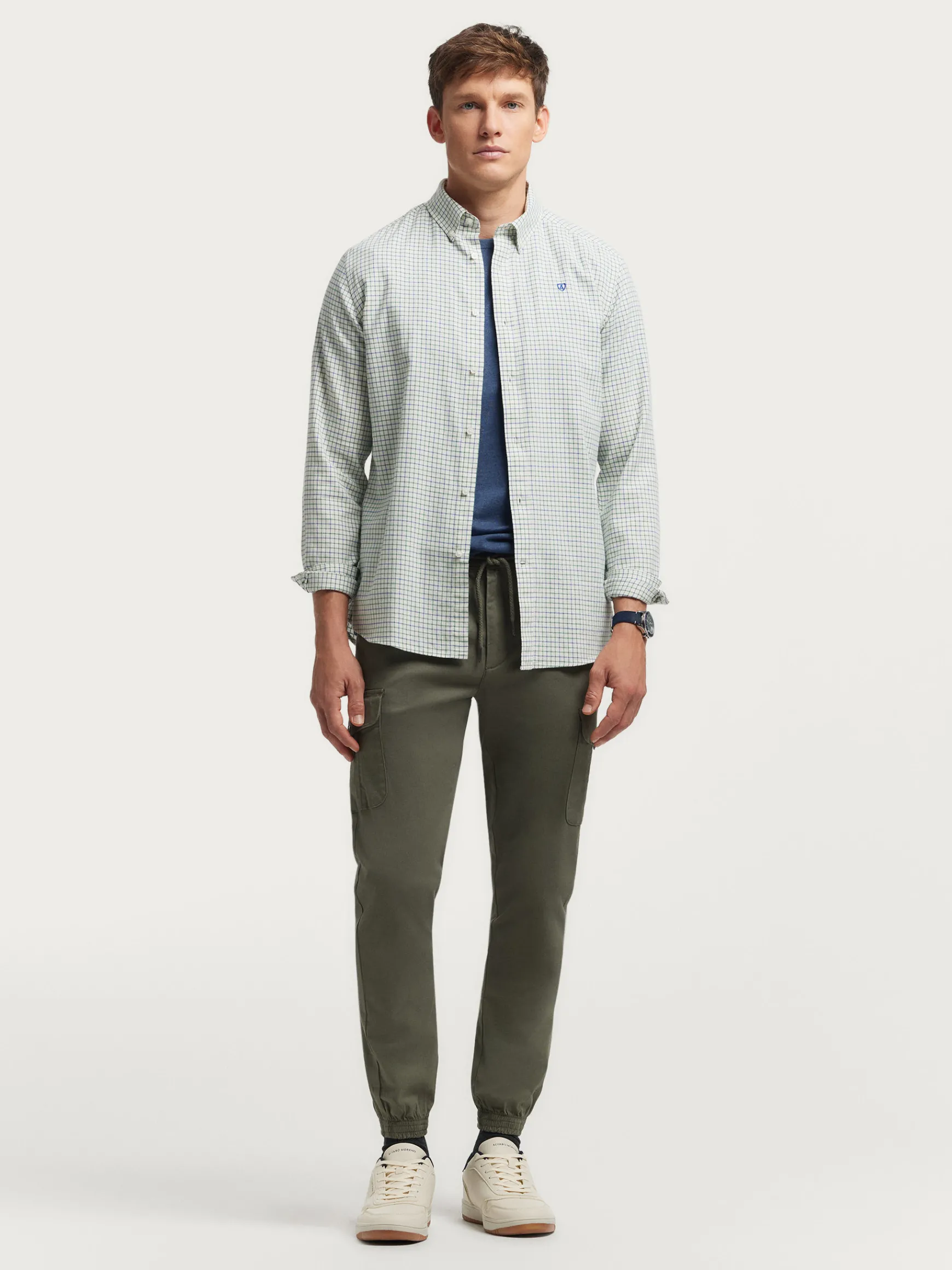 Alvaro Moreno Franela|CAMISA FLANNEL CHECKS Verde