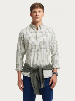 Alvaro Moreno Franela|CAMISA FLANNEL CHECKS Verde