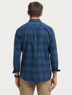Alvaro Moreno Franela|CAMISA FLANNEL TARTAN Verde