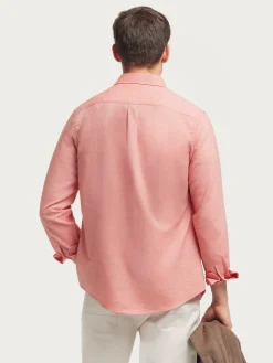 Alvaro Moreno Franela|CAMISA FLANNEL TWILL Coral