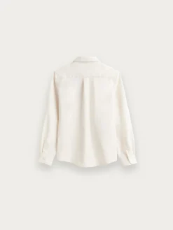 Alvaro Moreno Camisas|CAMISA FLANNEL TWILL KIDS Crudo