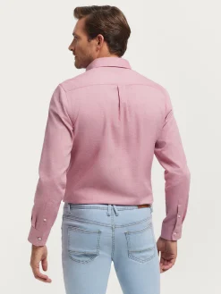Alvaro Moreno Franela|CAMISA FLANNEL TWILL Rosa